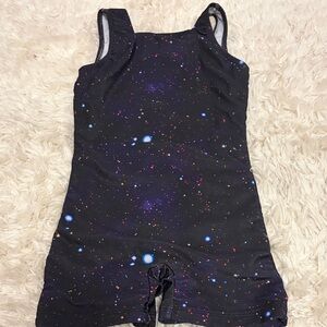 Kids Galaxy Print Leotard
